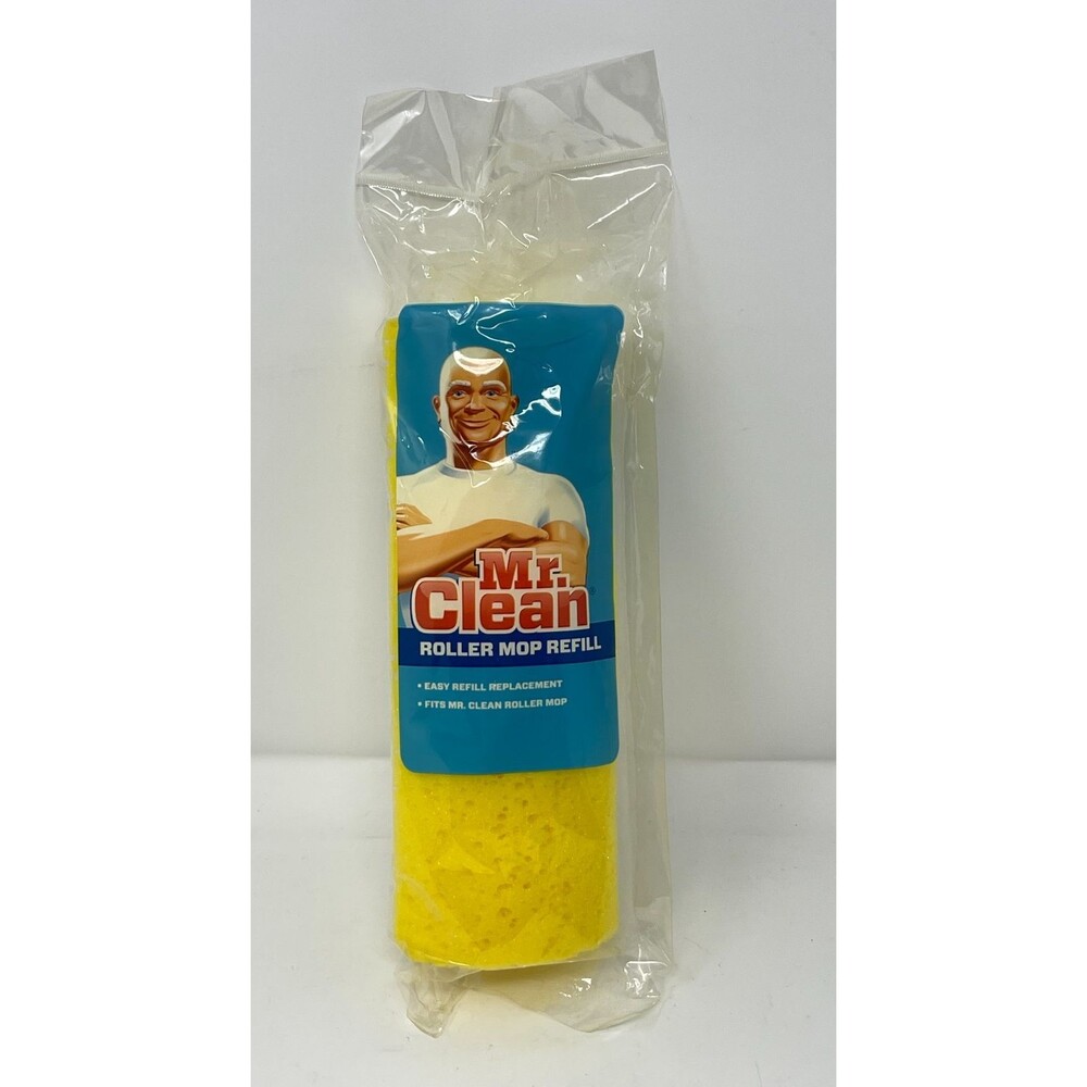 Mr Clean Roller Mop Classic Refill Replacement 8.5"  Sealed New NIP 2016